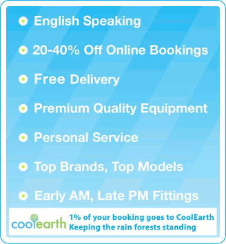 English Speaking / Free Delivery / In-Town Storage / Quality Equipment / Early, Late Fittings